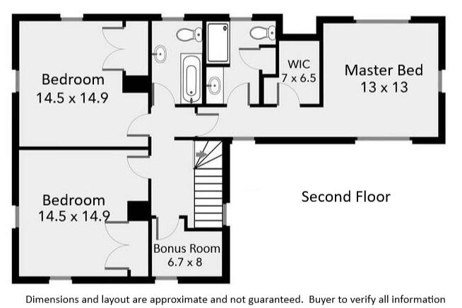 Floor Plan - Second Floor
