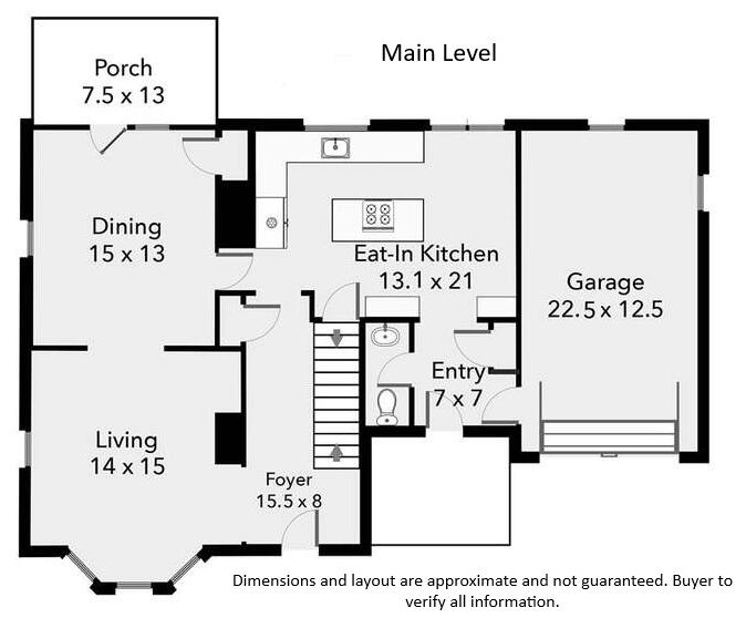 Floor Plan - Main Level